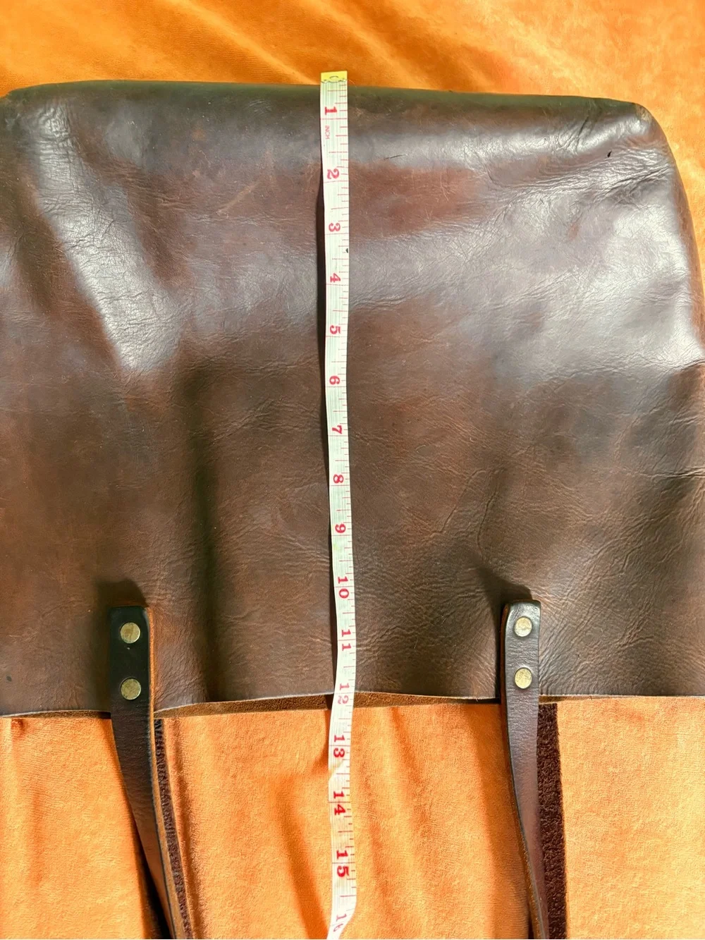 Portland Leather Chestnut Leather Tote